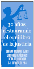 2014 National Crime Victims' Rights Week Resource Guide. Now Available Online. '30 Years: Restoring the Balance of Justice.' April 6-12, 2014